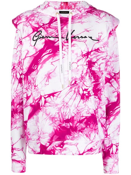 tie dye print sweatshirt