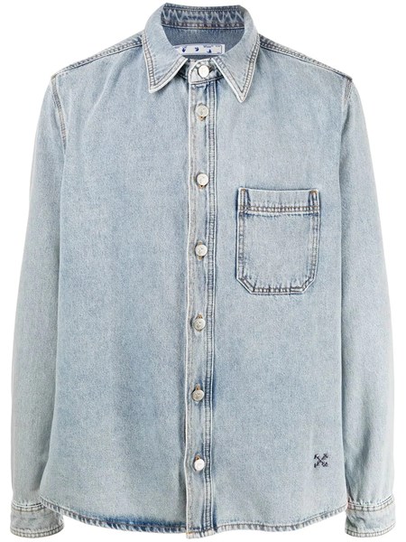 oversized denim shirt