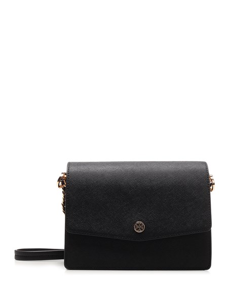 tory burch black and white purse