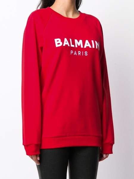 balmain sweatshirt red