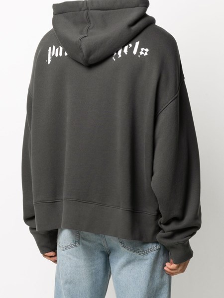 faded black sweatshirt