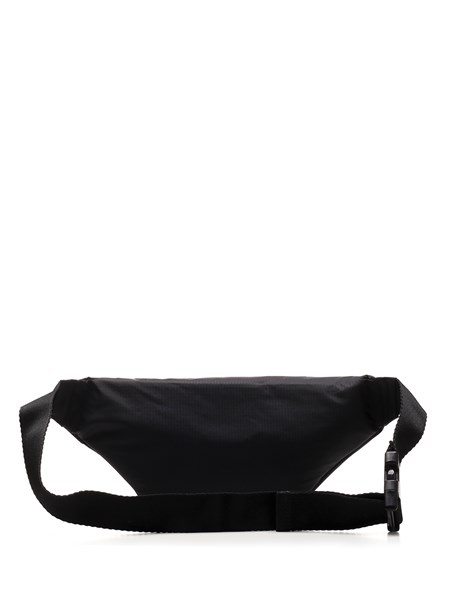 black nylon bum bag