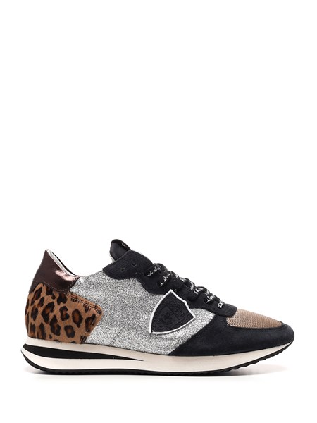 philippe model leopard sneakers