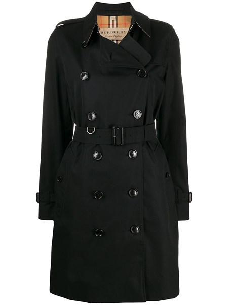 burberry black trench coat womens