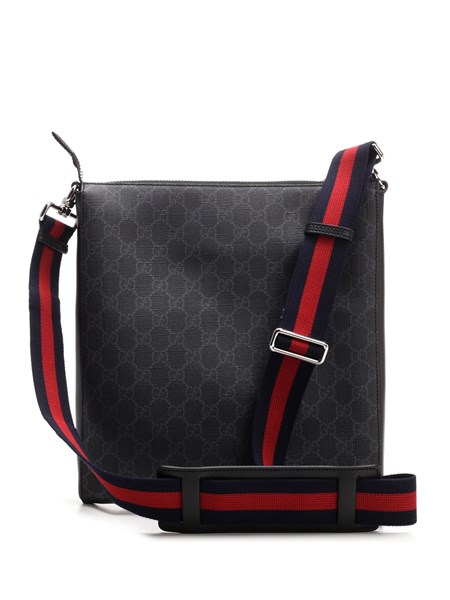 gucci gg supreme messenger bag black