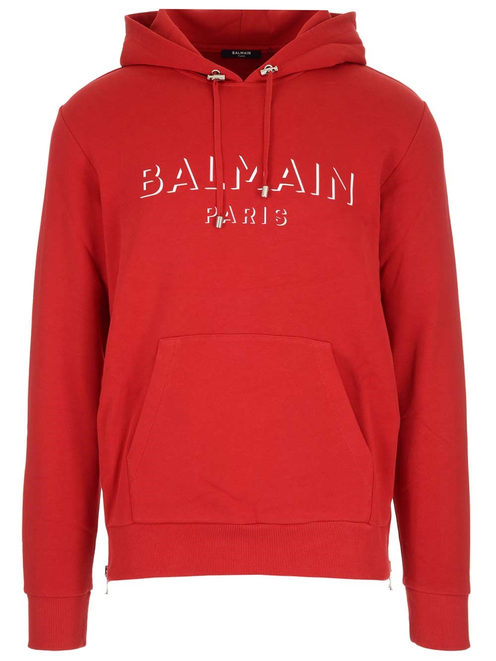 red balmain hoodie