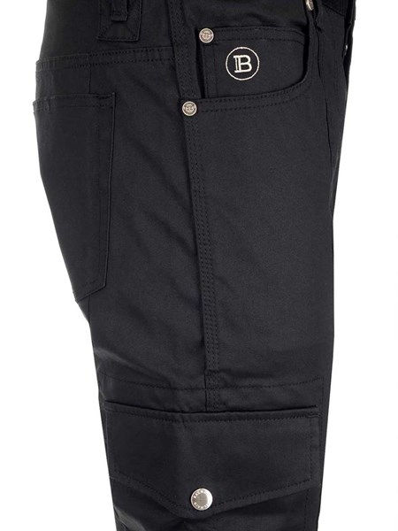 slim fit black cargo trousers