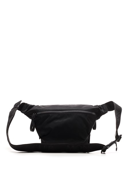 black nylon bum bag