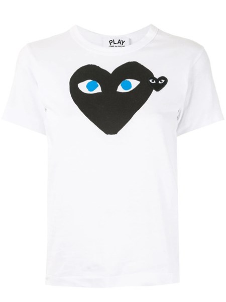 heart t shirt comme des garcons