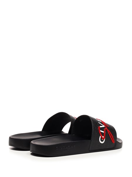 Flat sandals from Givenchy in textured 