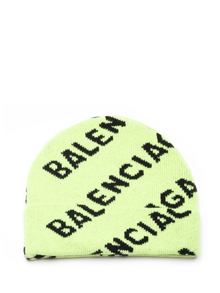 balenciaga logo beanie