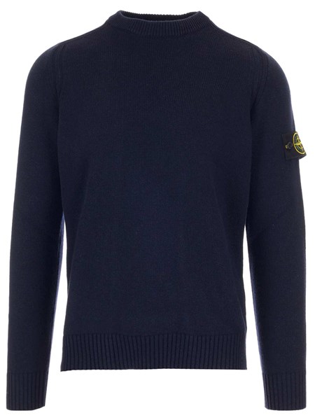 stone island navy crew neck