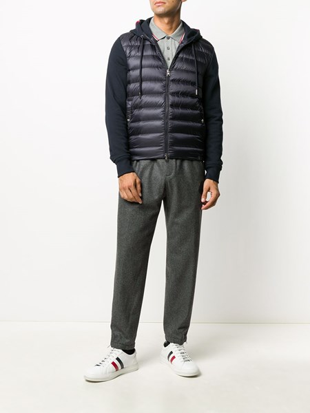 moncler padded cardigan