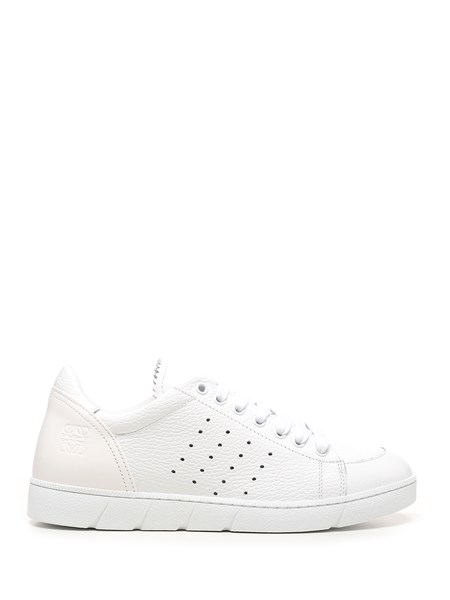 soft white leather sneakers