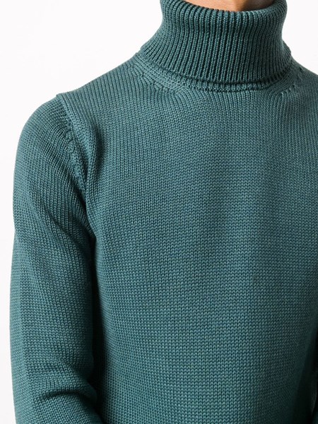 mens fine knit roll neck jumper