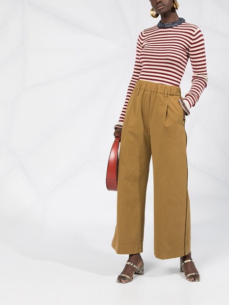 womens high waisted flared trousers