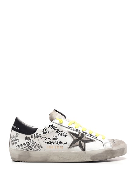 golden goose white superstar sneakers