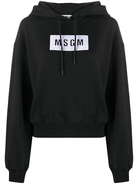 msgm cropped sweatshirt