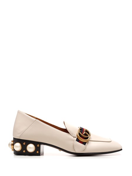 gucci white heel