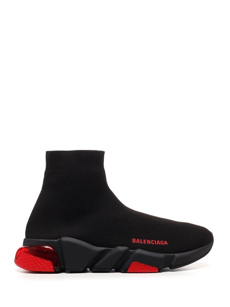 balenciaga black & red speed sneakers