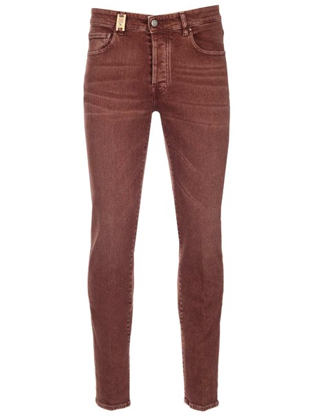 burgundy stretch jeans