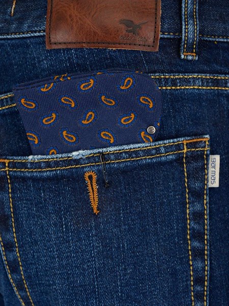 Barmas Japanese Denim Jeans For Men Gb Al Duca D Aosta