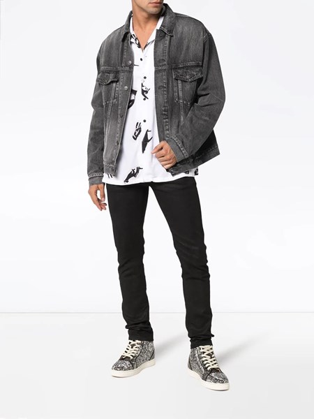 saint laurent black skinny jeans