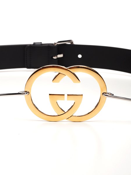 gucci double buckle belt