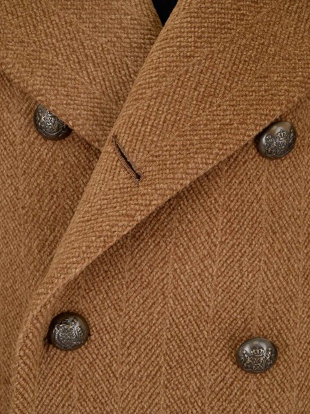Wool doublebreated coat