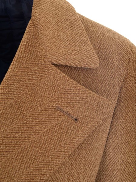 Wool doublebreated coat