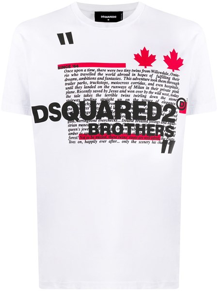 dsquared2 white t shirt