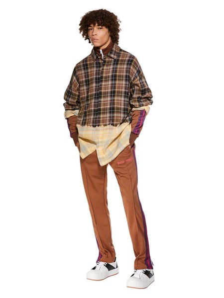 palm angels beige track pants