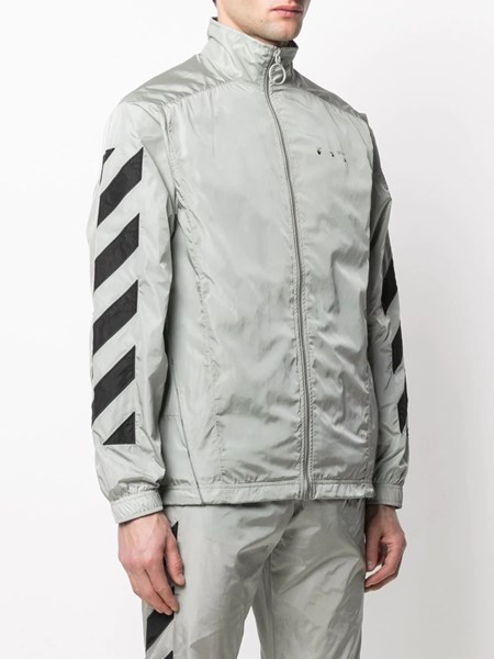 off white nylon jacket