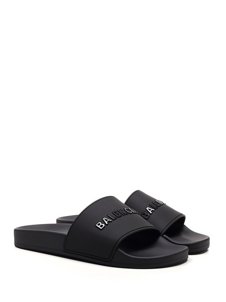 balenciaga black slides