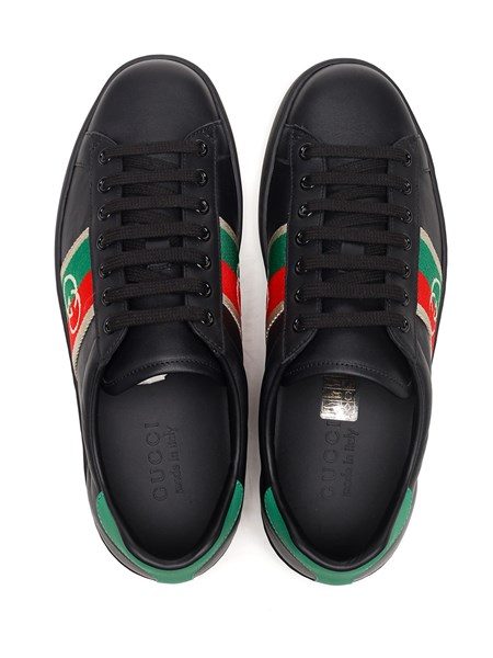 gucci black ace sneakers