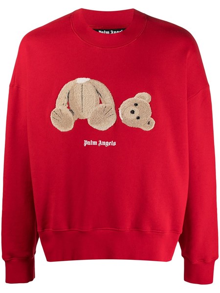 palm angels teddy bear sweater