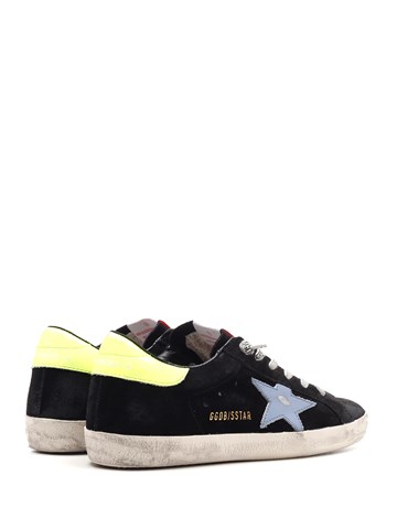 black suede golden goose sneakers