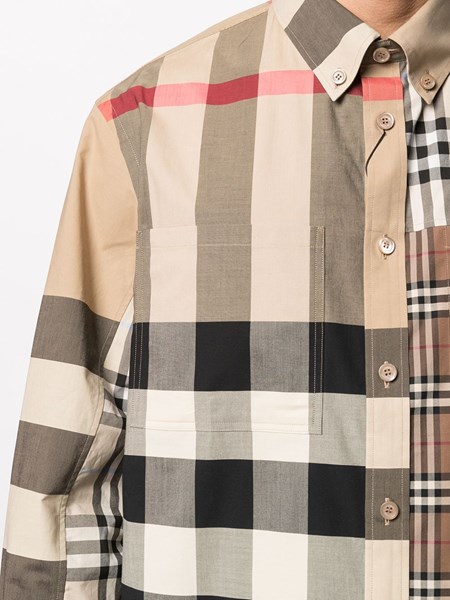 burberry stretch cotton poplin shirt