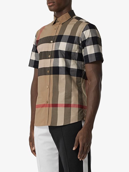 burberry men's short sleeve shirts & tops
