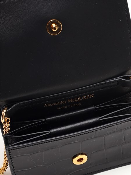 Wallet in black leather