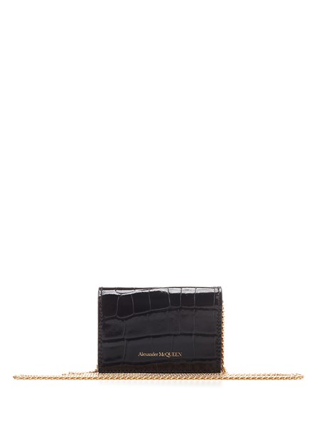 Wallet in black leather
