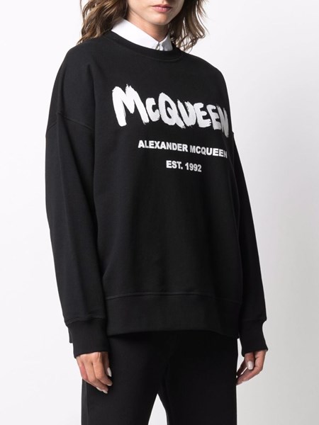 alexander mcqueen sweatshirt womens