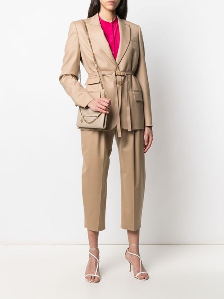 belted blazer suit
