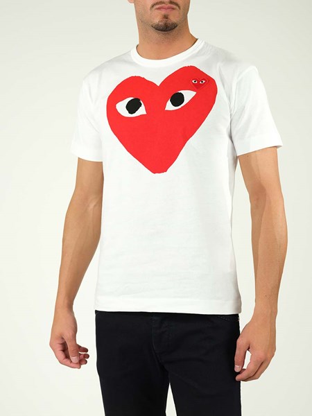 heart print t-shirt