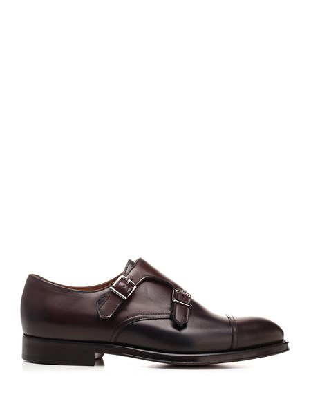 Brown leather shoes