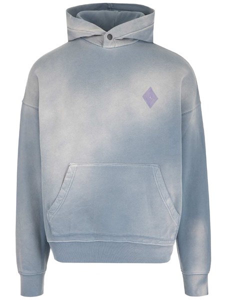 faded blue sweatshirt