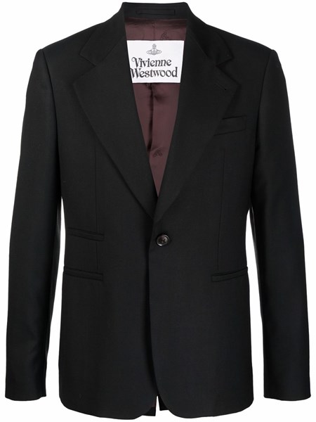 single button blazer mens