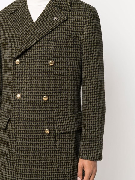 mens houndstooth peacoat