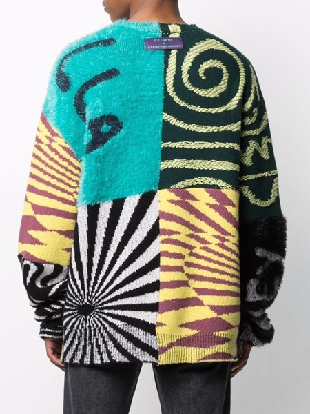 colorful oversized sweater