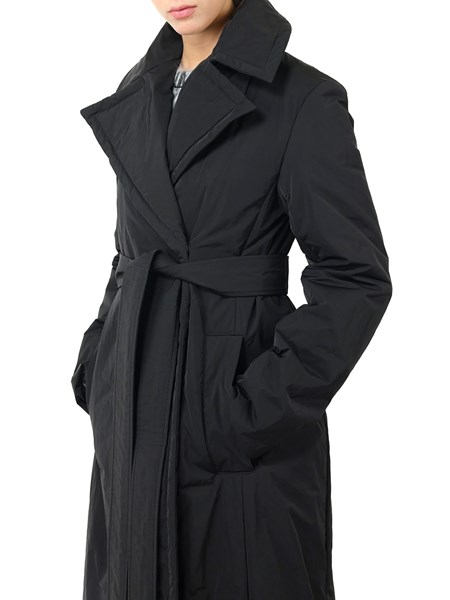 padded trench coat
